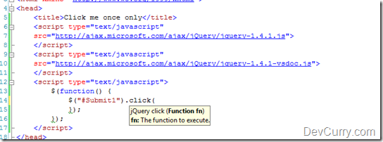 Visual Studio jQuery Intellisense over CDN